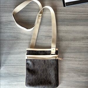 Brown Michael Kors crossbody bag